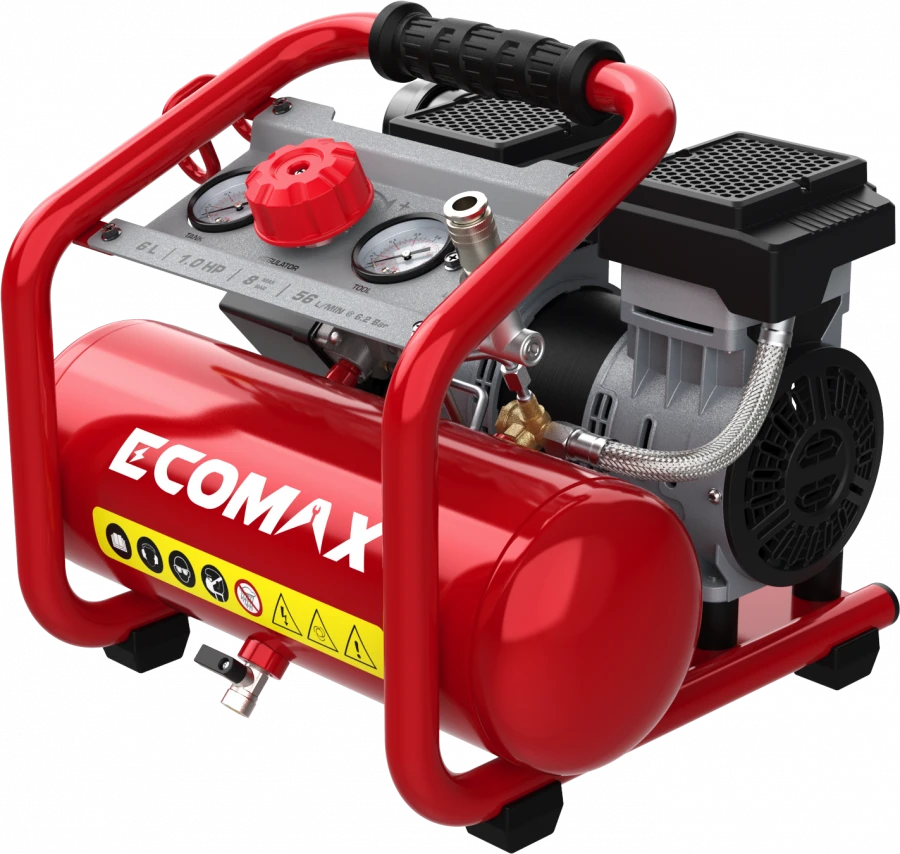 air compressor EMX 800W Oilfree 6L, Silent, Ecomax