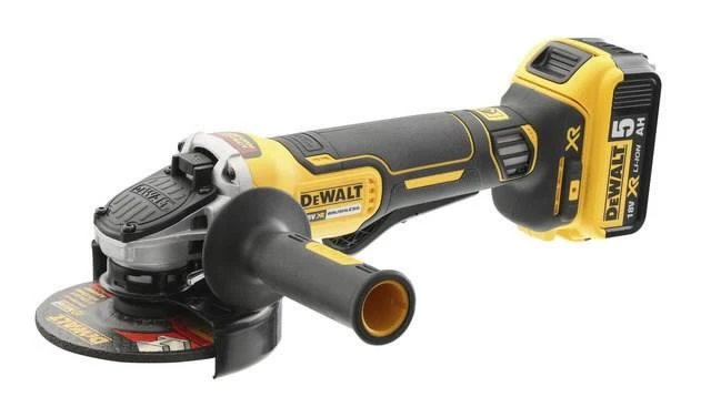 DeWALT kampinis šlifuoklis DCG406N-XJ be akumuliatoriaus ir kroviklio
