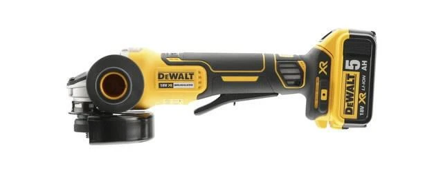 DeWALT kampinis šlifuoklis DCG406N-XJ be akumuliatoriaus ir kroviklio