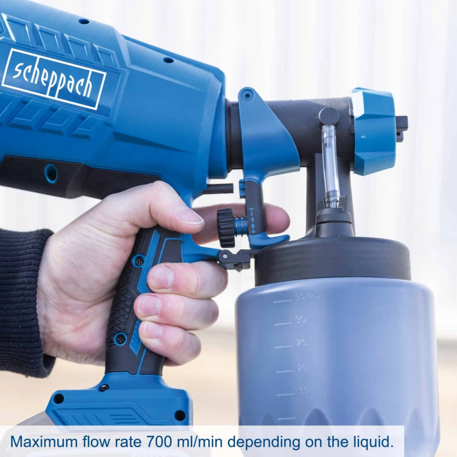 Akumuliatorinė dažymo purškimo sistema C-APS700-X – SET S, Scheppach
