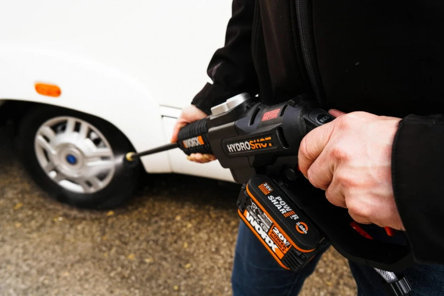Akumuliatorinė mobili plovykla Worx Hydroshot WG633E, 1x20 V / 4Ah, 6943475875794