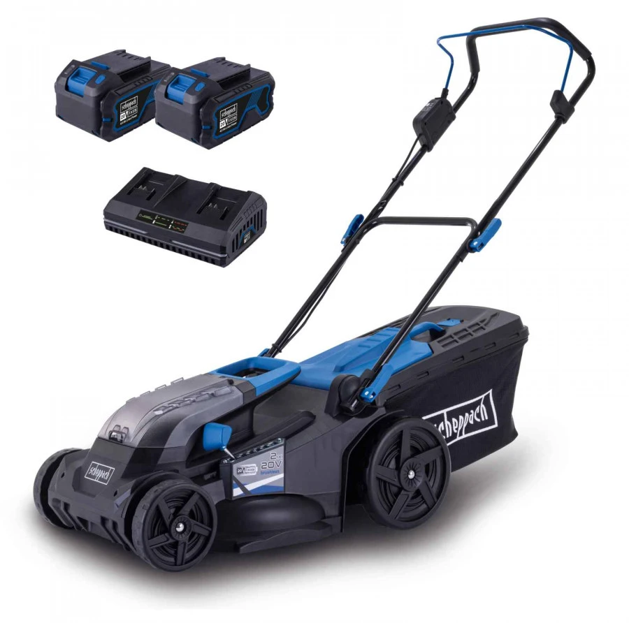 Akumuliatorinė vejapjovė BC-MP430-X SET XL2, Scheppach, modelis