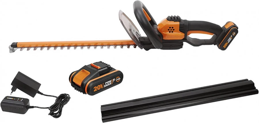Akumuliatorinės žirklės gyvatvorė WORX WG261E (460 mm)
