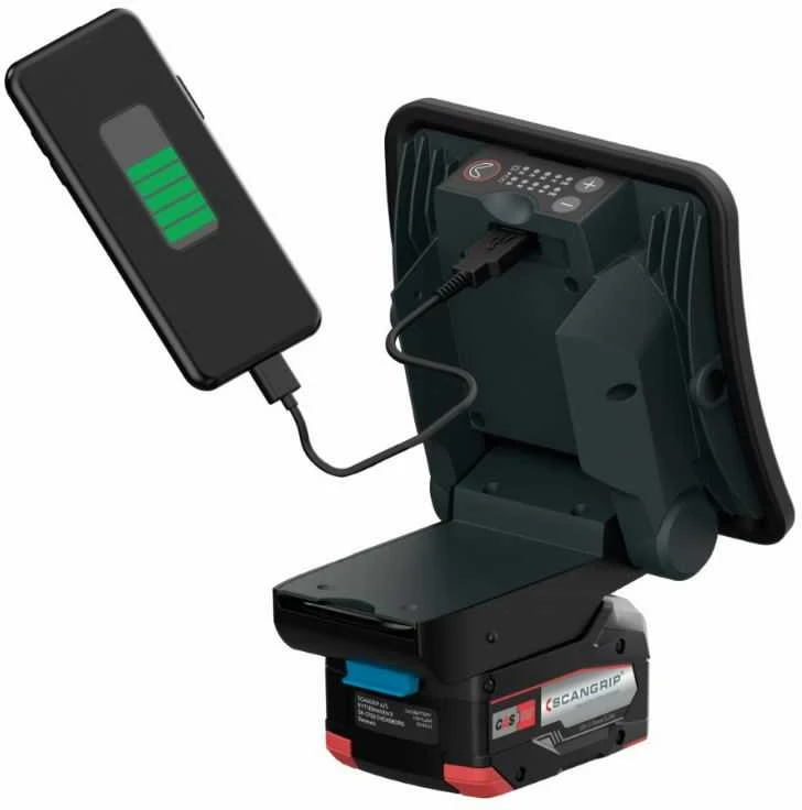 Darbo lempa Scangrip NOVA 2 CONNECT, 2000lm, IP30