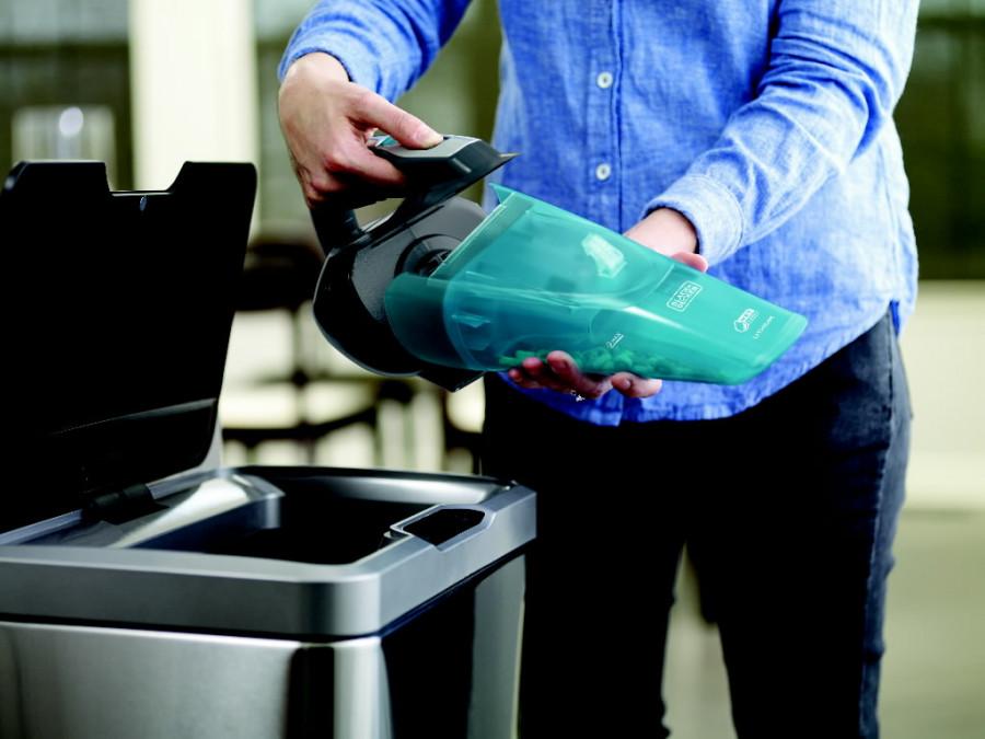 Black & Decker Juodas & Decker Akumuliatorinis dulkių siurblys WDA320J 10,8V, Juodas & Decker