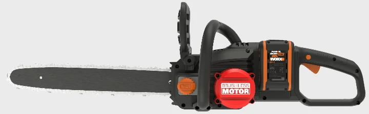 Grandininis pjūklas Worx WG385E; 2x20 V; 2x4,0 Ah; 40 cm juosta