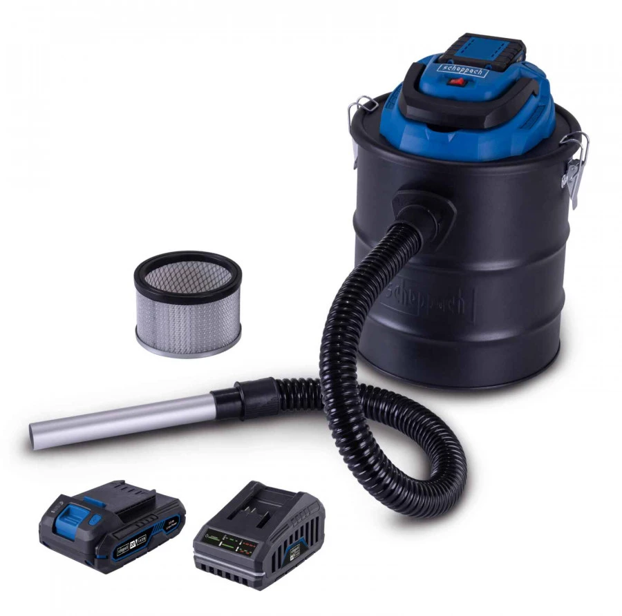 Akumuliatorinis pelenų siurblys C-AVC15-X – SET S, Scheppach