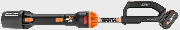 Akumuliatorinis pūstuvas Worx WG543E.9 20V E.9 LEAFJET, be baterijos ir įkroviklio, 6943475862602