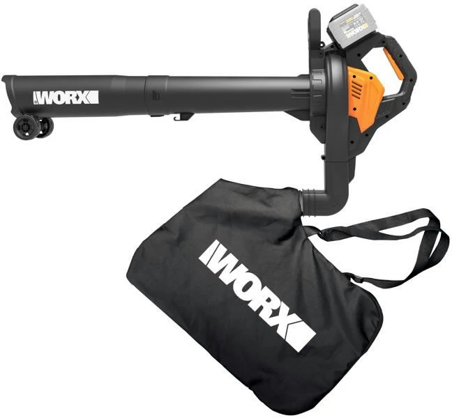 WORX WG583E.9 Akumuliatorinis lapų pūstuvas 335 km/h be akumuliatorių ir kroviklio