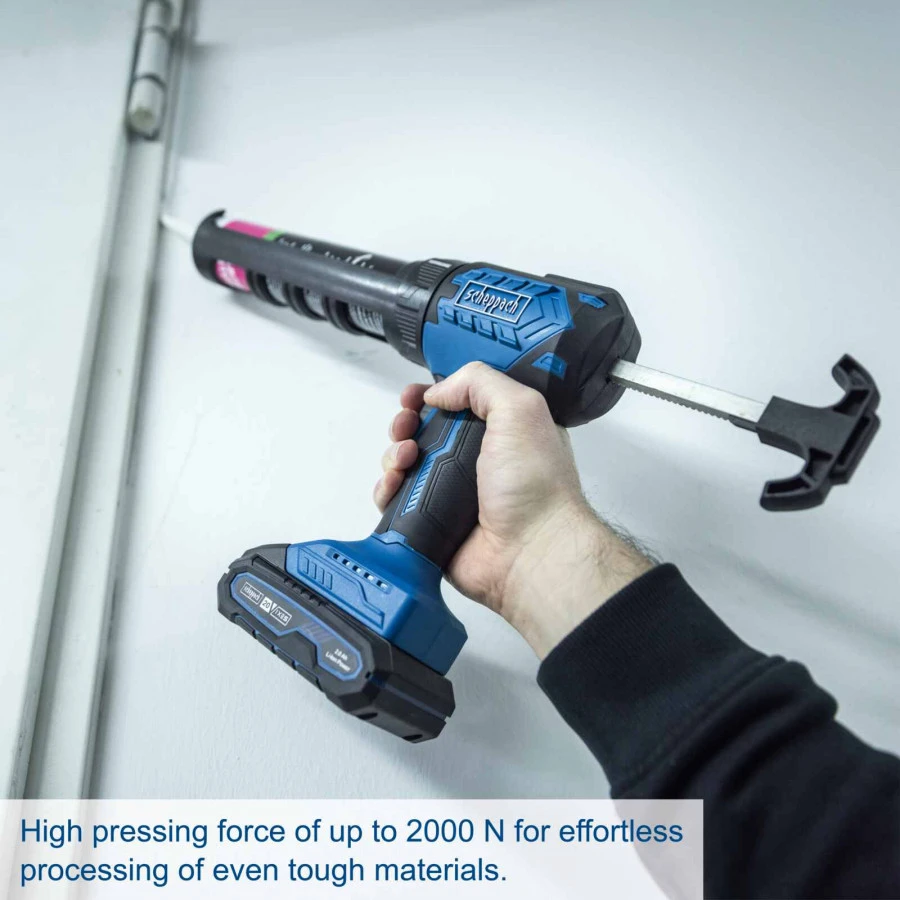 Akumuliatorinis silikono pistoletas C-SEG310-X – SET S, Scheppach