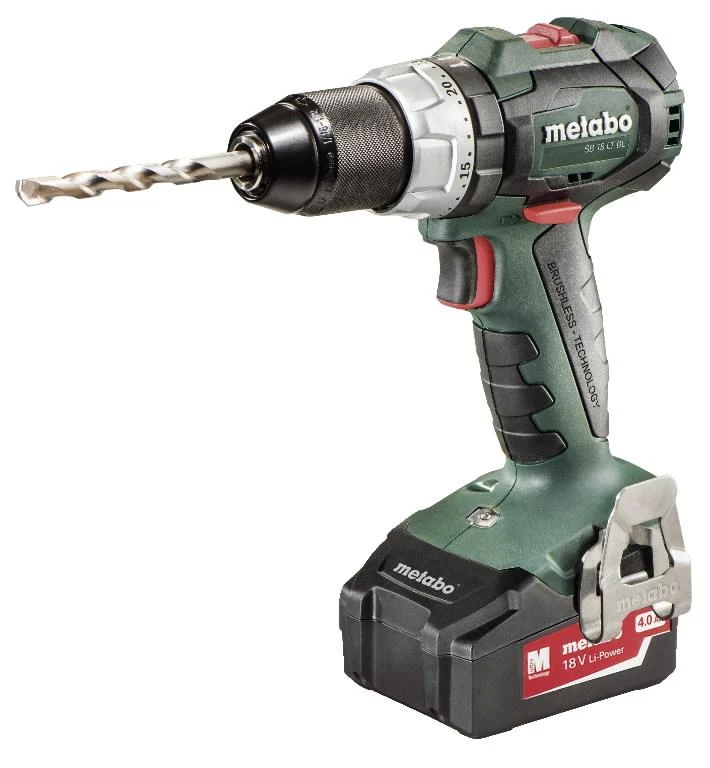 Akumuliatorinis suktuvas/gręžtuvas SB 18 LT BL 4,0 Ah Li, Metabo