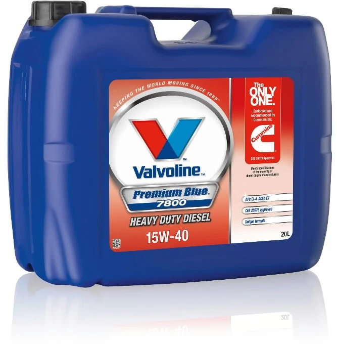 Alyva varikliui Premium Mėlynas 7800 15W40 20L, Valvoline