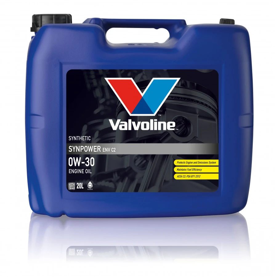 Alyva varikliui SYNPOWER ENV C2 0W30 20L, Valvoline