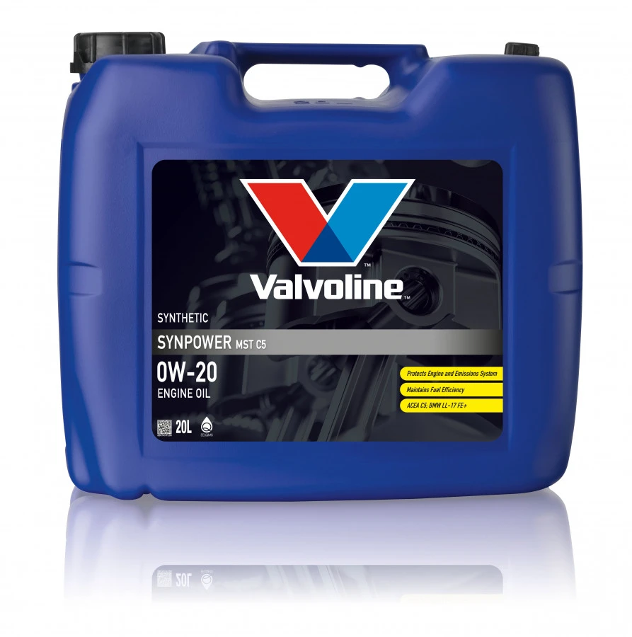 Alyva varikliui SYNPOWER MST C5 0W20 20L, Valvoline