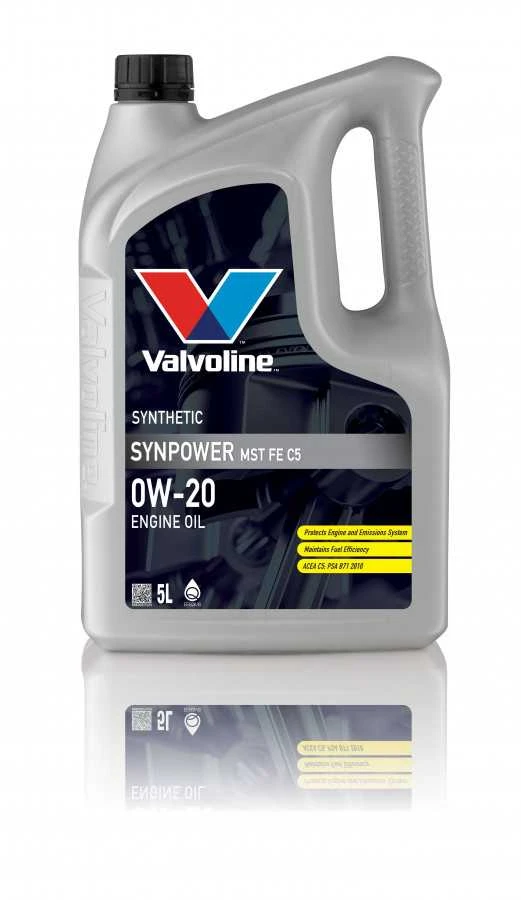 Alyva varikliui SYNPOWER MST FE C5 0W20 5L, Valvoline