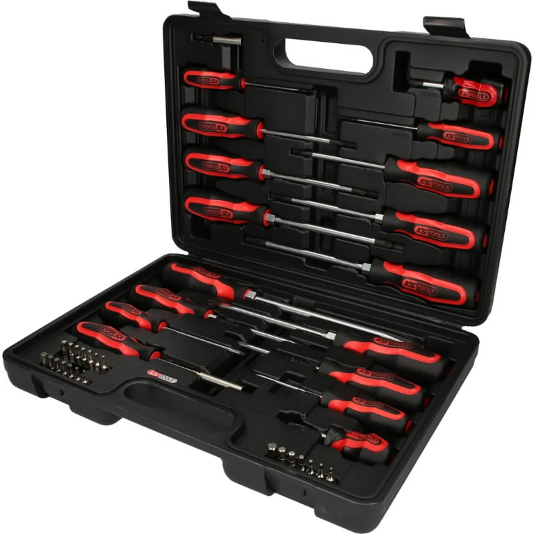 KS Tools Atsuktuvų ir Antgalių Komplektas, 39 Vnt.
