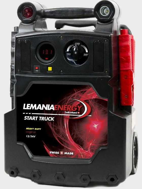Automobilių užvedėjas HD P21 12V/24 2x25Ah 3100/6200A(P), Lemania