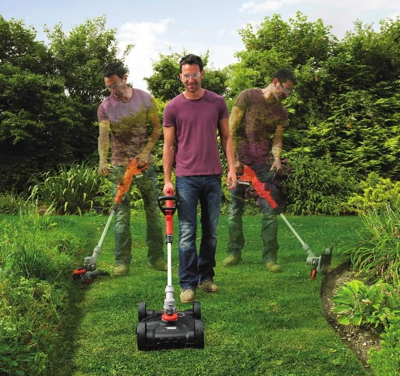 Akumuliatorinė žoliapjovė - trimeris Black & Decker Strimmer® STC1820CM, 18 V 2 Ah, 28 cm