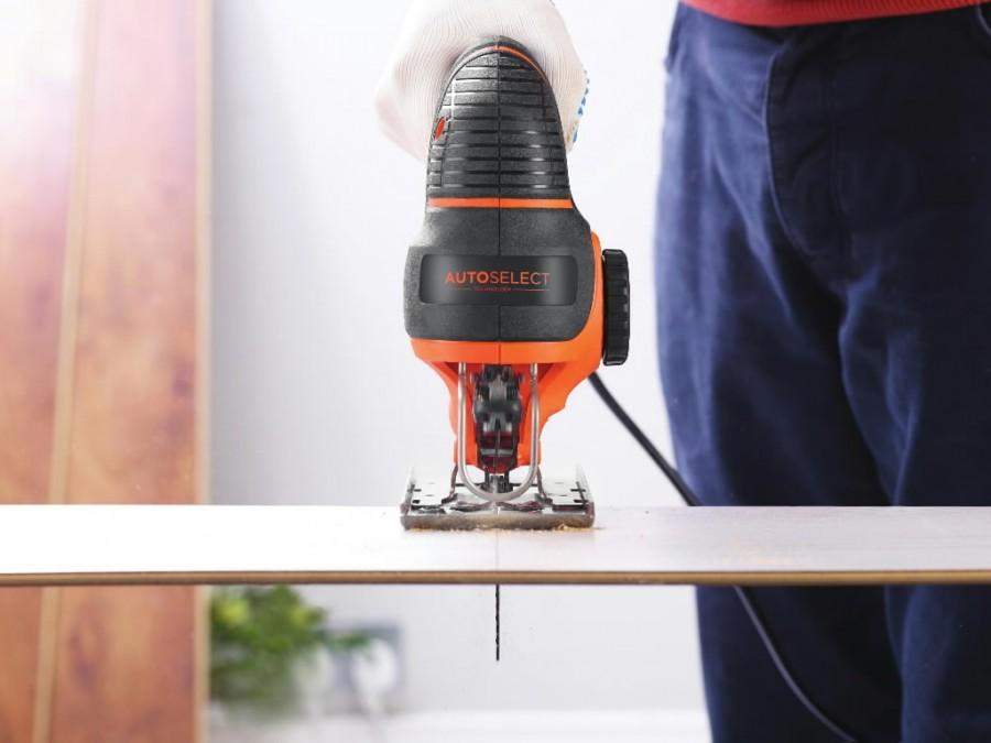 Black & Decker Siaurapjūklis KS801SEK 80 mm 550 W, Kitbox, Juodas & Decker