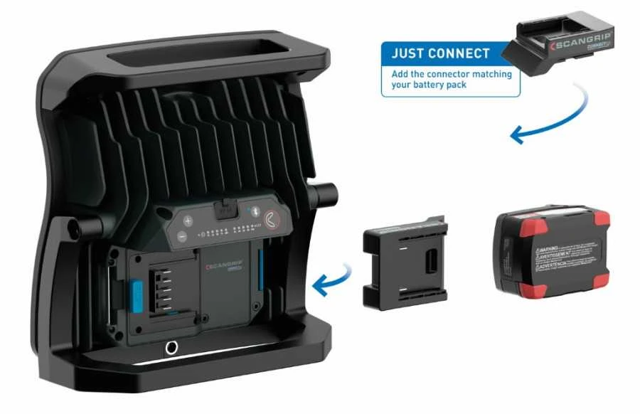 Akumuliatoriaus adapteris Scangrip / BOSCH PRO