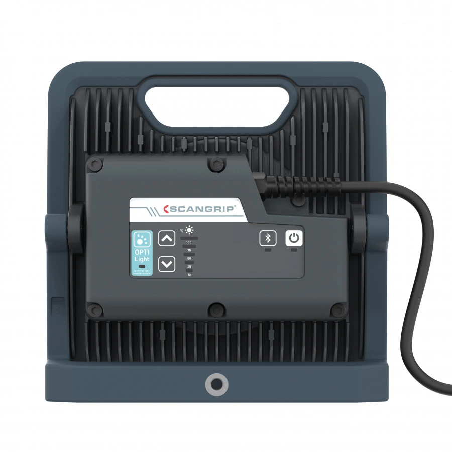 Darbo lempa LED NOVA 12, 12000lm, Bluetooth IK07/IP67 + 3m stovas, Scangrip