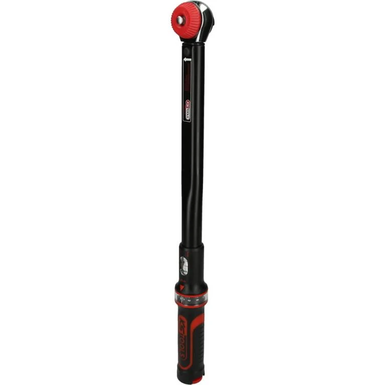 Dinamometrinis raktas su terkšle ERGOTORQUEprecision 1/2" 80-420Nm, KS Tools