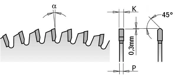 Diskas pjovimo 260x2,8x30 Z80 HM, CMT