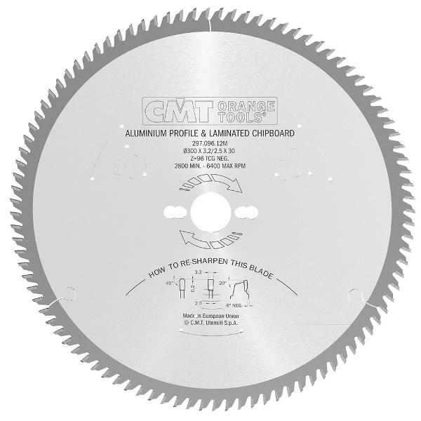Diskas pjovimo HW 254x3,2x30 Z80 a -5° Neg. b TCG, CMT