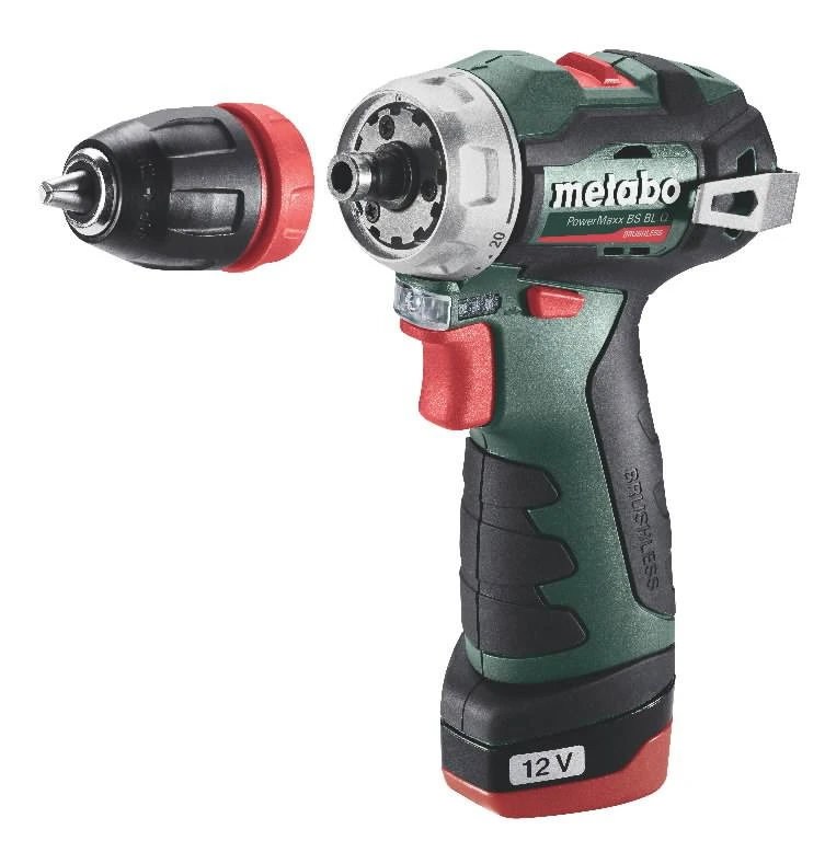 Metabo PowerMaxx BS BL Q su nuimamu griebtuvu