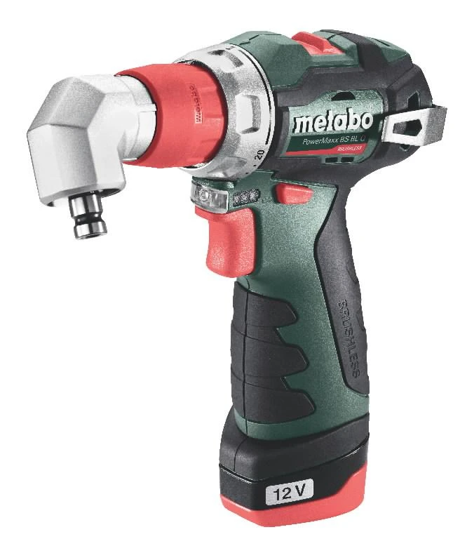Aku.suktuvas/gręžtuvas PowerMaxx BS BL Q / 2x2,0Ah, Metabo