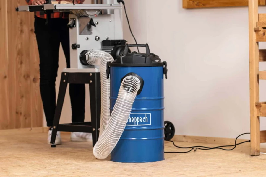 Dulkių siurbimo įrenginys DC100 + adapteriai 4 vnt., Scheppach