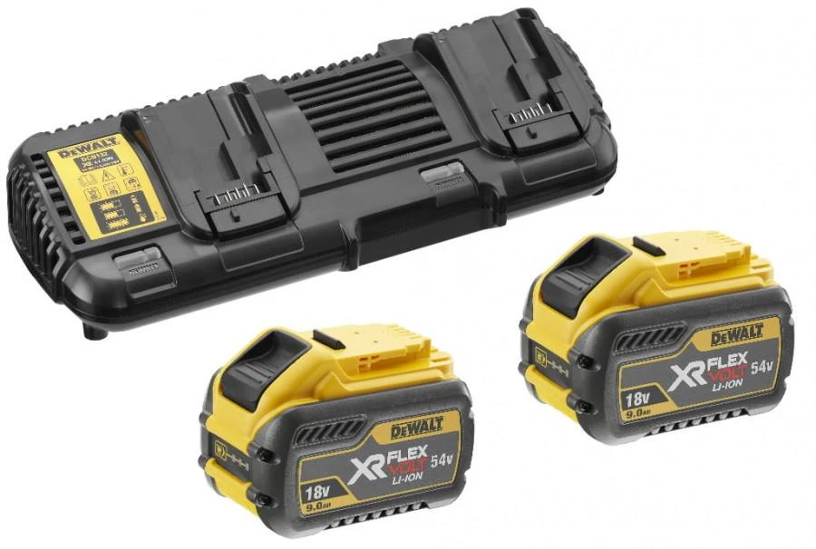 Dewalt DCB132 kroviklis su dviem 9,0 Ah akumuliatoriais