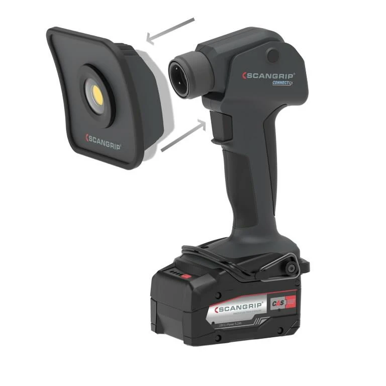 Užliejimo galvutė MULTILIGHT CONNECT karkasui, 1500 lm CAS, Scangrip