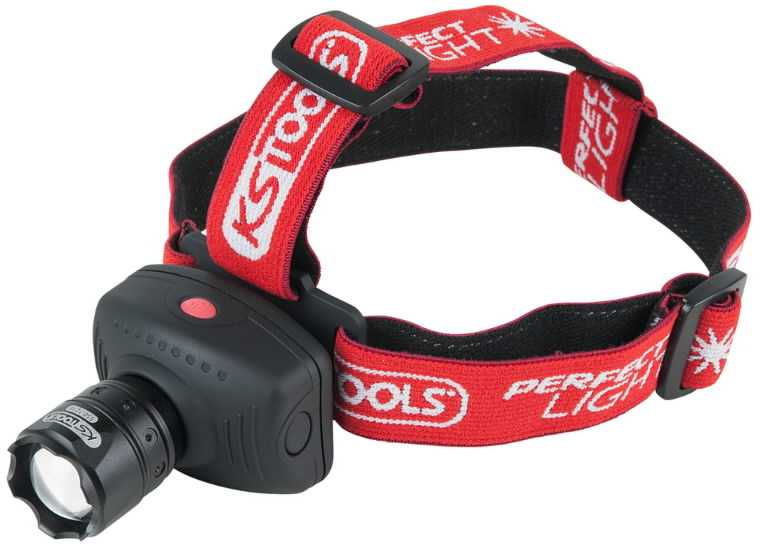Galvos lempa su fokusavimo funkcija CREE LED, KS Tools