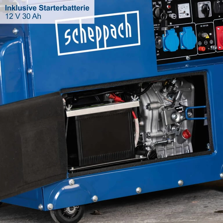 Generatorius dyzelinis trifazis SG5200D, Scheppach