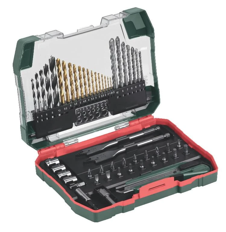 Grąžtų rinkinys Metabo, 55 vnt.