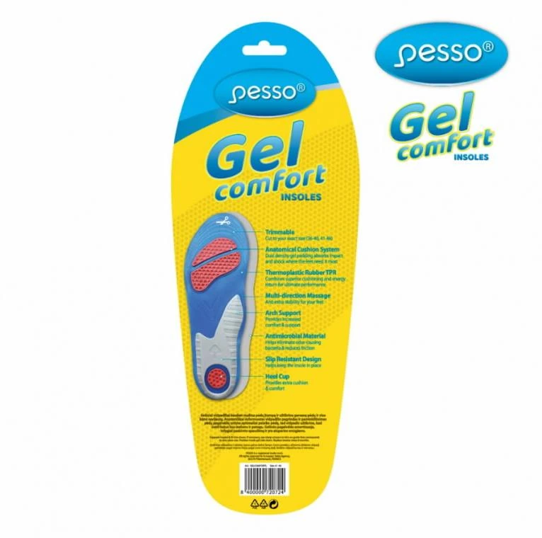 Geliniai vidpadžiai Gel Comfort 41-46, Pesso