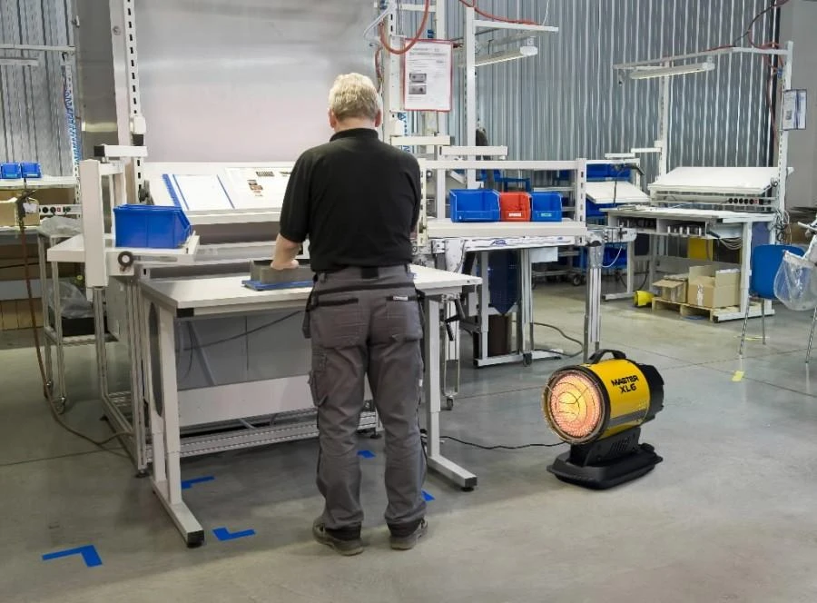 Šildytuvas IR spindulių dyzelinis XL 61 17 kW, Master