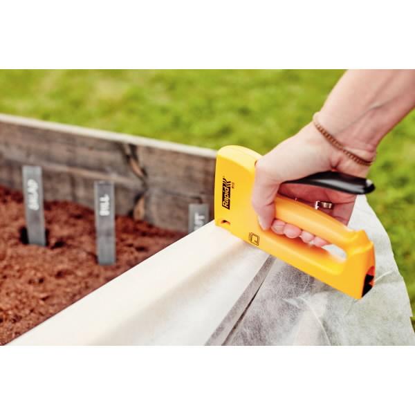 Esselte Kabių pistoletas R13E 4-10mm geltonas Nr 13 kabės HANDY, Rapid