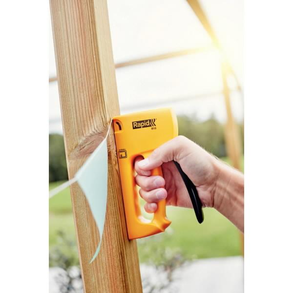 Esselte Kabių pistoletas R13E 4-10mm geltonas Nr 13 kabės HANDY, Rapid