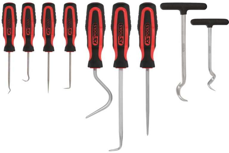 KSTOOLS Kablių ir smaigų komplektas 9vnt, KS Tools