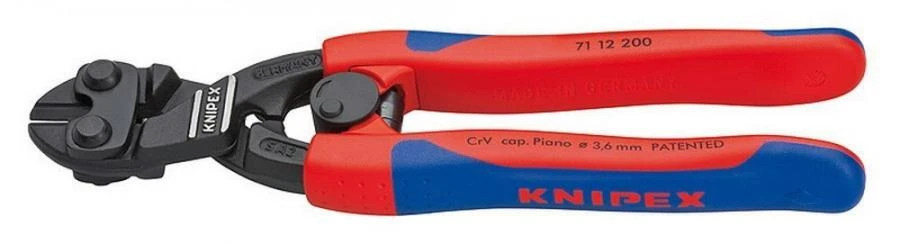 Kirpimo replės Cobolt 200 D 6mm su fiksatorium, Knipex