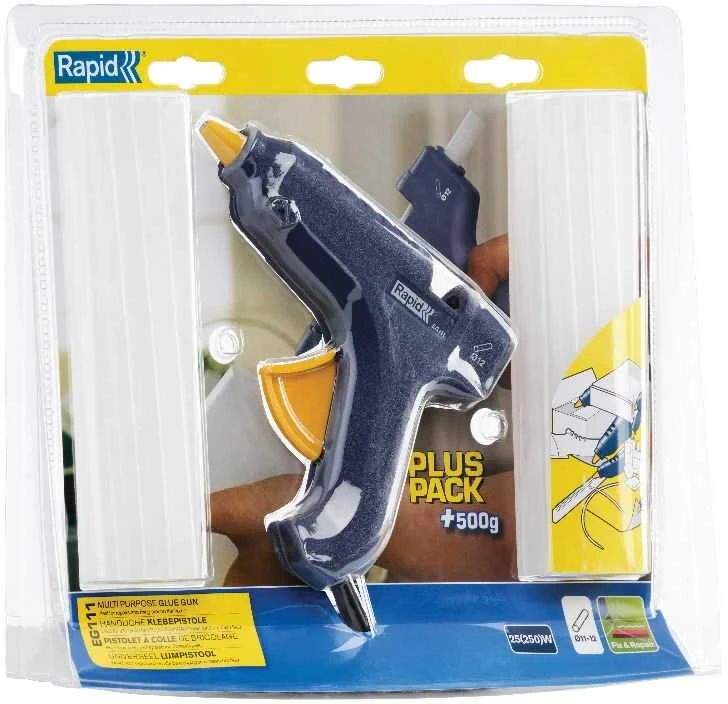 Klijų pistoletas EG111 + 500g klijų, Rapid