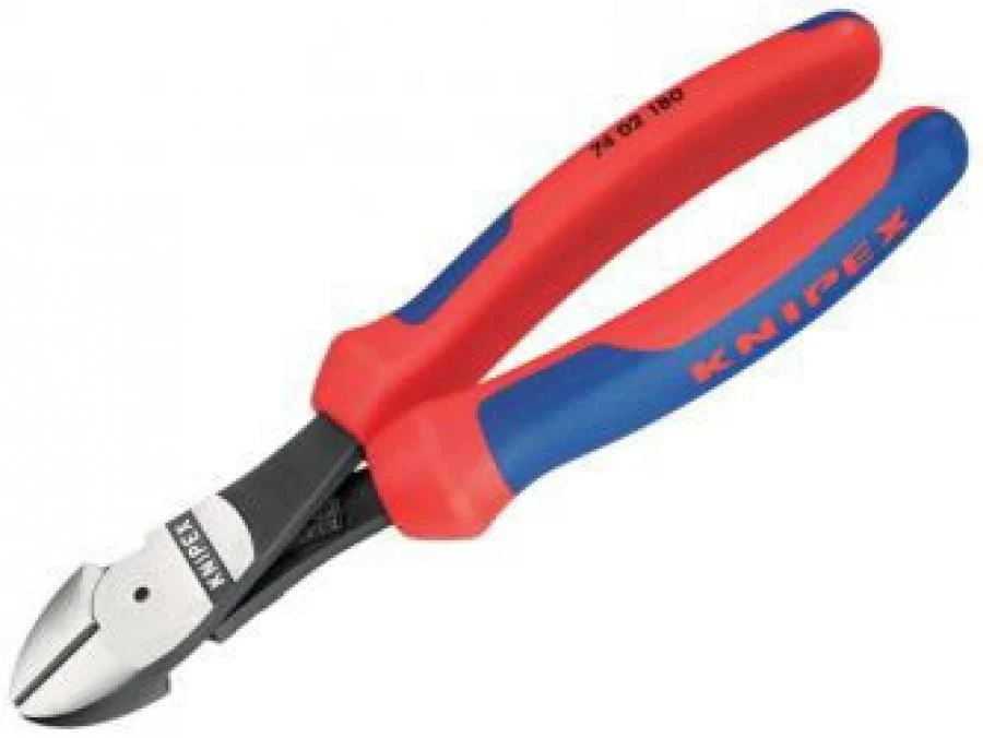 Žnyplės šoninio kirpimo 180mm, Power, Knipex