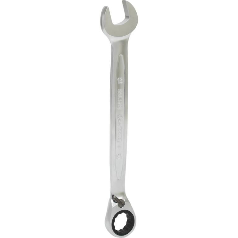 Kombinuotas terkšlinis raktas su reversu GEARplus 18mm, KS Tools