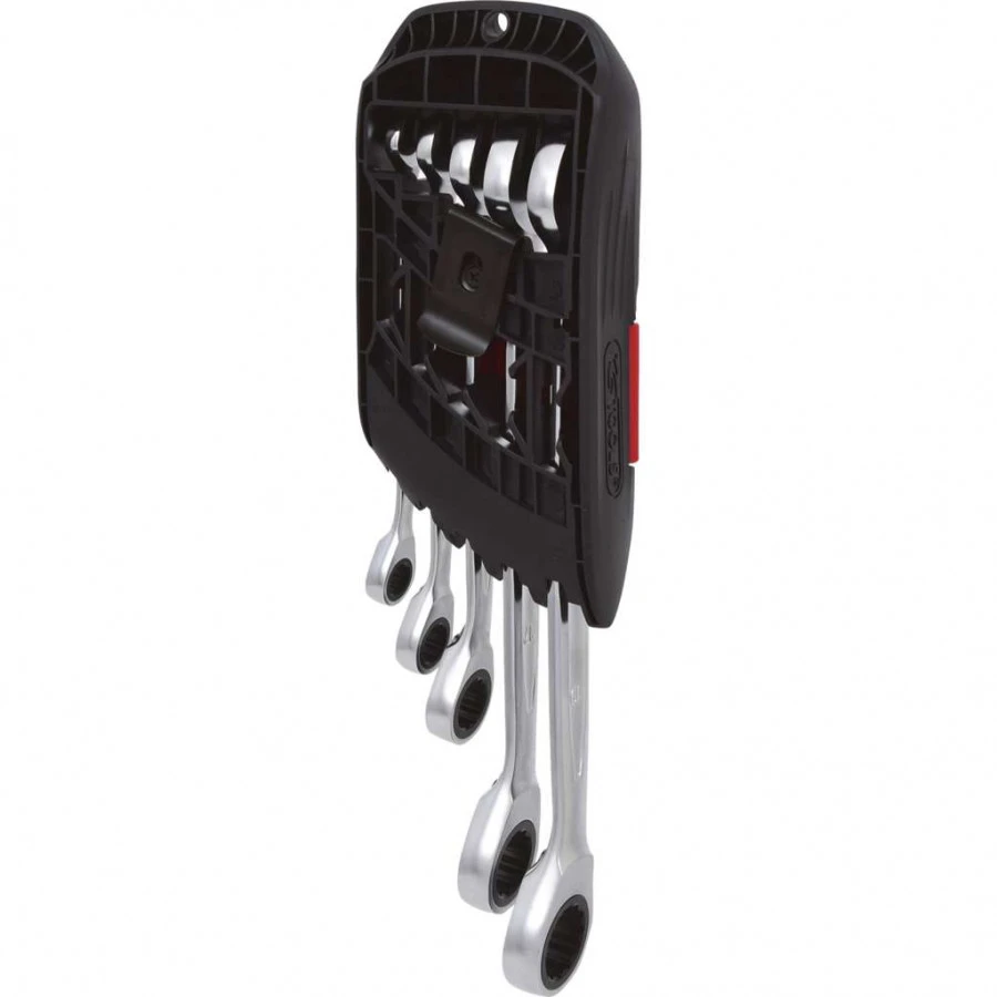 Kombinuotų terkšlinių raktų komplektas 5vnt, 8-19mm, KS Tools