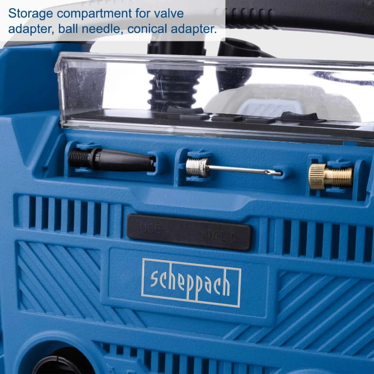 Kompresorius/oro pompa 3 in1 Airforce 6, Scheppach