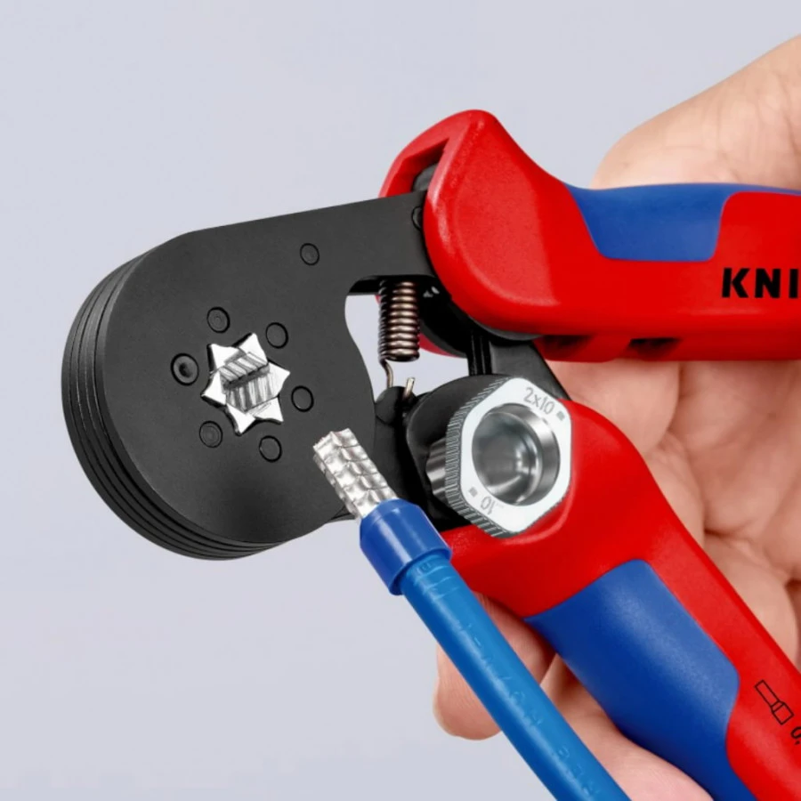 Antgalių užspaudimo replės su savaiminiu susireguliavimu KNIPEX 975314