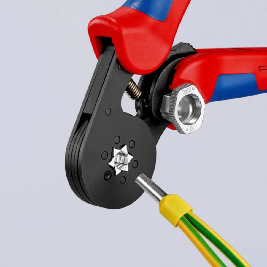Antgalių užspaudimo replės su savaiminiu susireguliavimu KNIPEX 975314