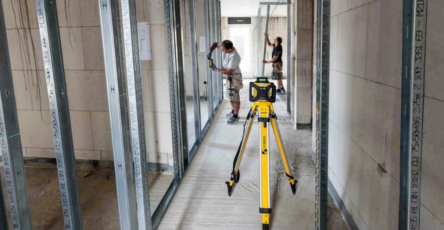 Lazerinis rotacinis nivelyras LAR 160 + imtuvas REC 160 RG, žalias, Stabila